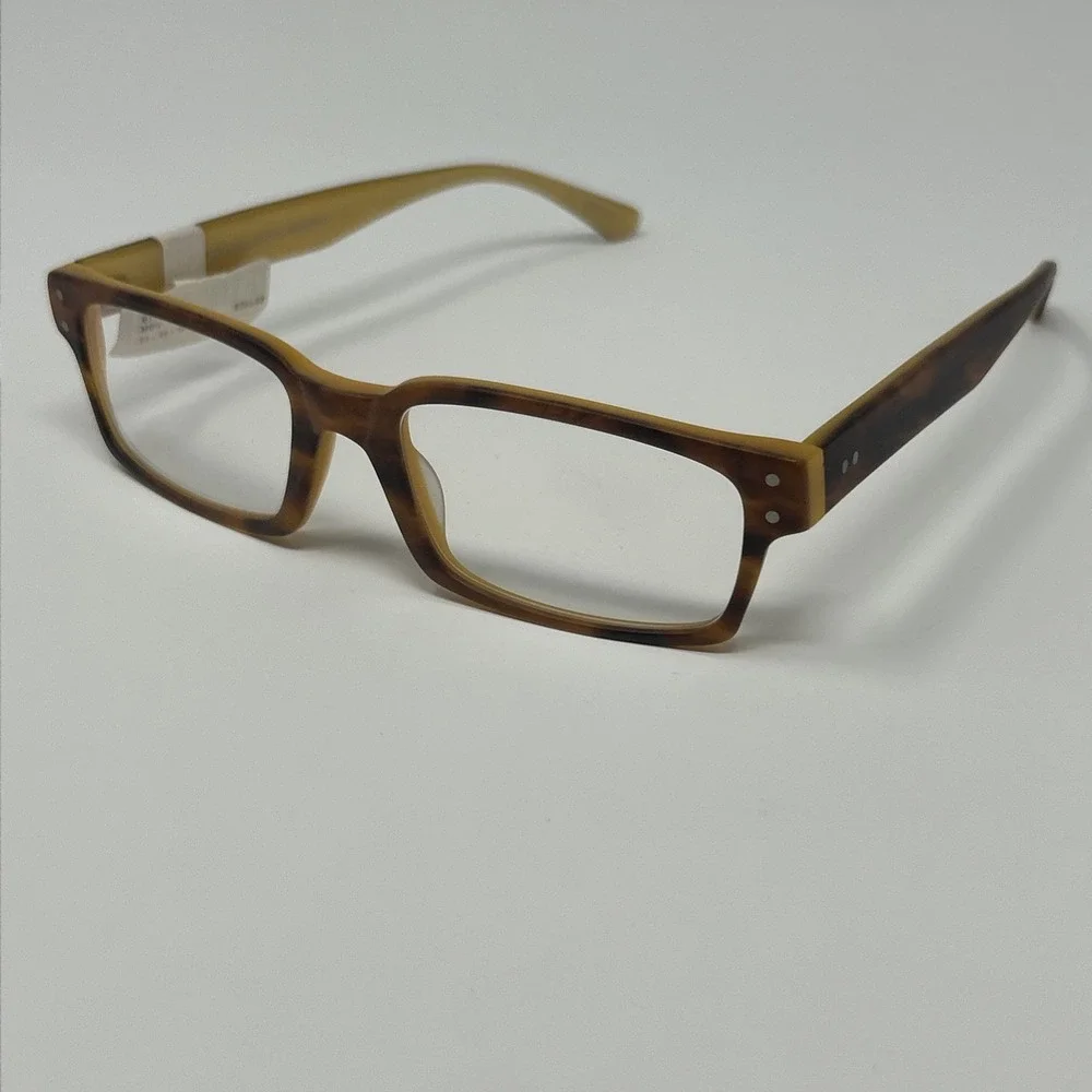 NWT Norman Childs BRDAR Eyeglasses 51-18-140 MTOY Unisex Adults Tortoise Frames
